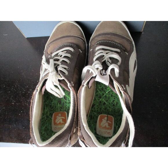 Cushe Men's Dark Brown Leather Sneakers Size 11 Sneakers Minimal UM00276 - Picture 6 of 8
